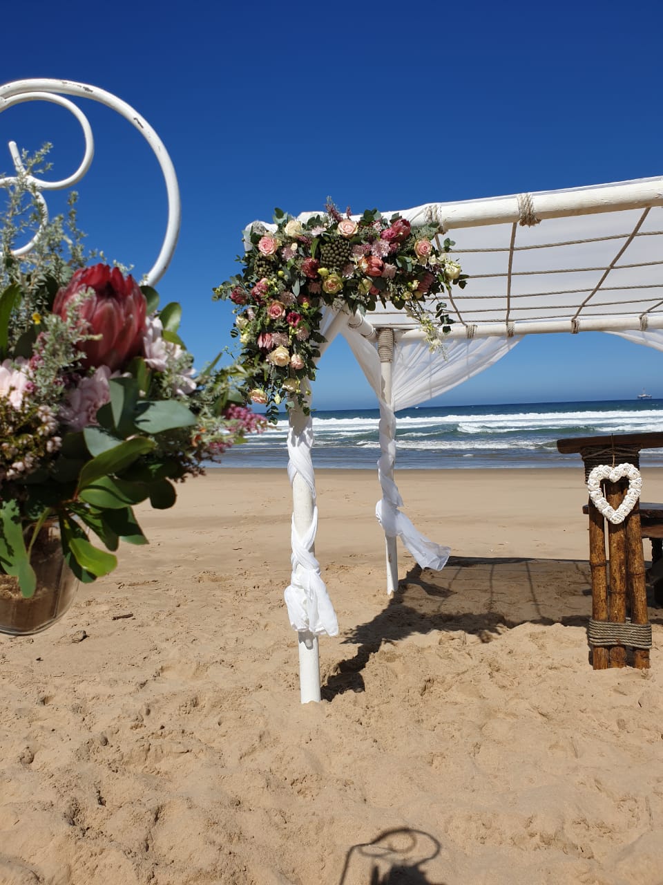 Gazebo With Floral Arrangment